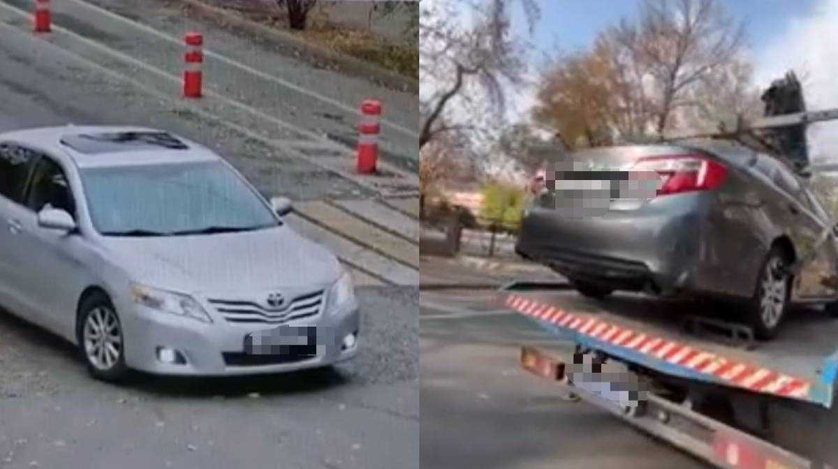 Более 3,7 млн тг долгов по штрафам: Hyundai, Lexus и Toyota отправили на штрафстоянку в Алматы