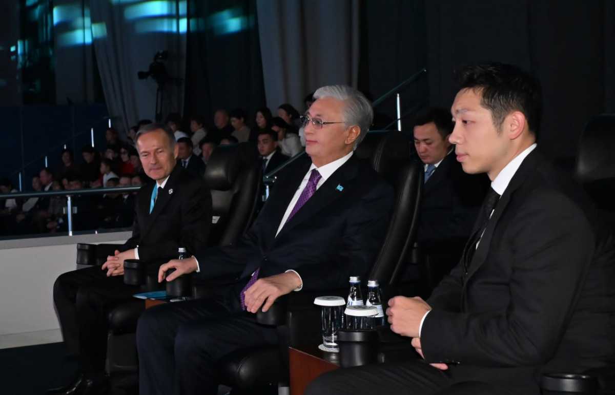 Токаев посетил открытый Кубок Президента РК по настольному теннису