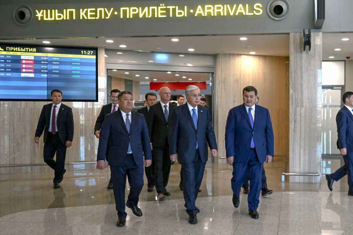 Токаев посетил новый терминал международного аэропорта «Қорқыт Ата» в Кызылорде