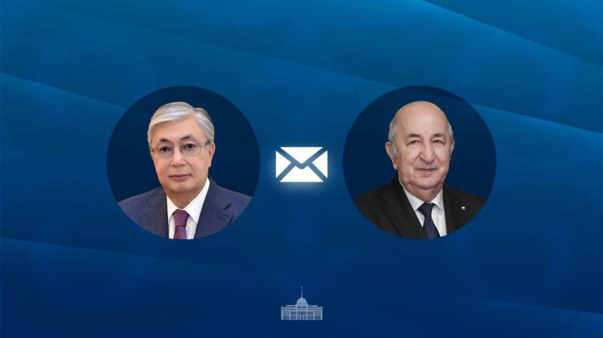 Токаев направил телеграмму президенту Алжира