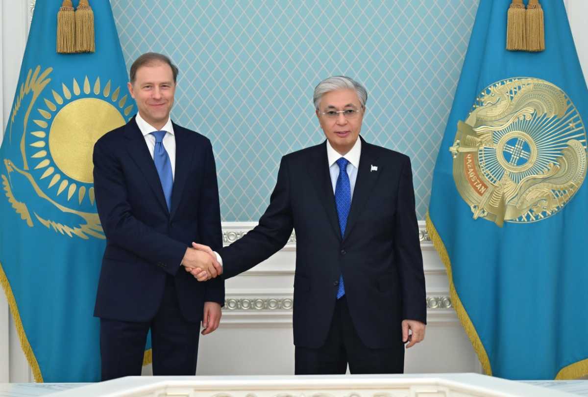 Перед визитом в Москву: Токаев принял первого зампредседателя правительства России