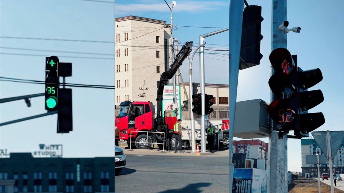 В Атырау тестируют «умные светофоры» с ИИ