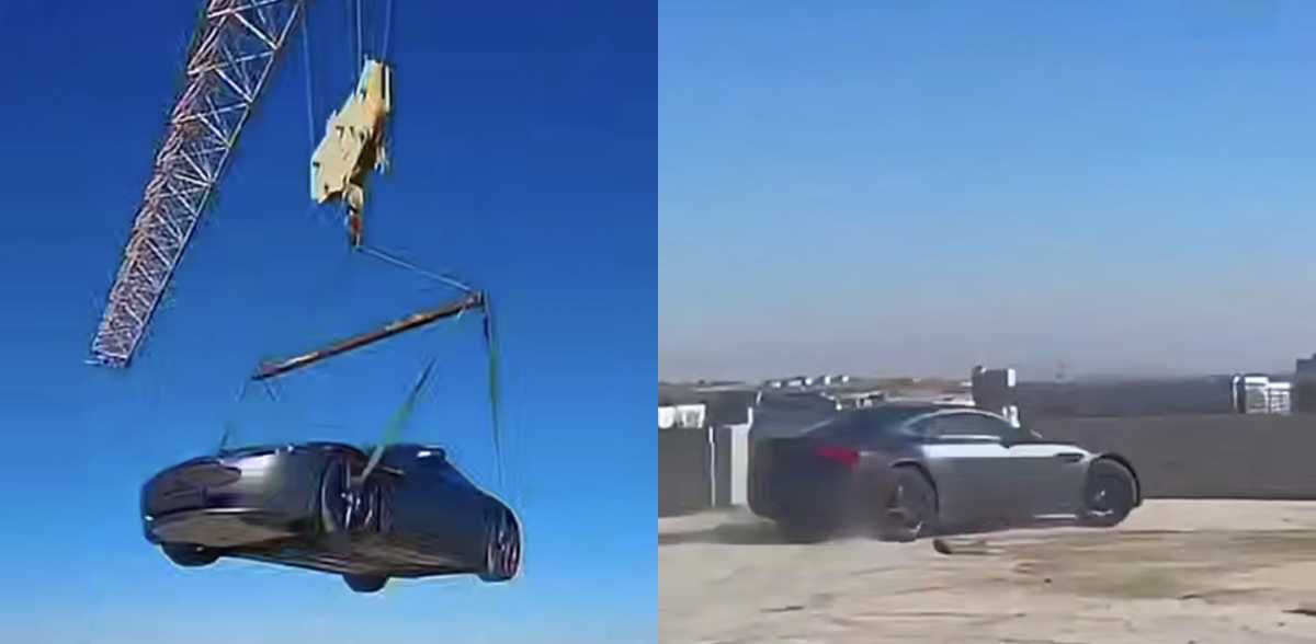 Погоня за хайпом: водитель устроил дрифт на крыше 12-этажки в Шымкенте