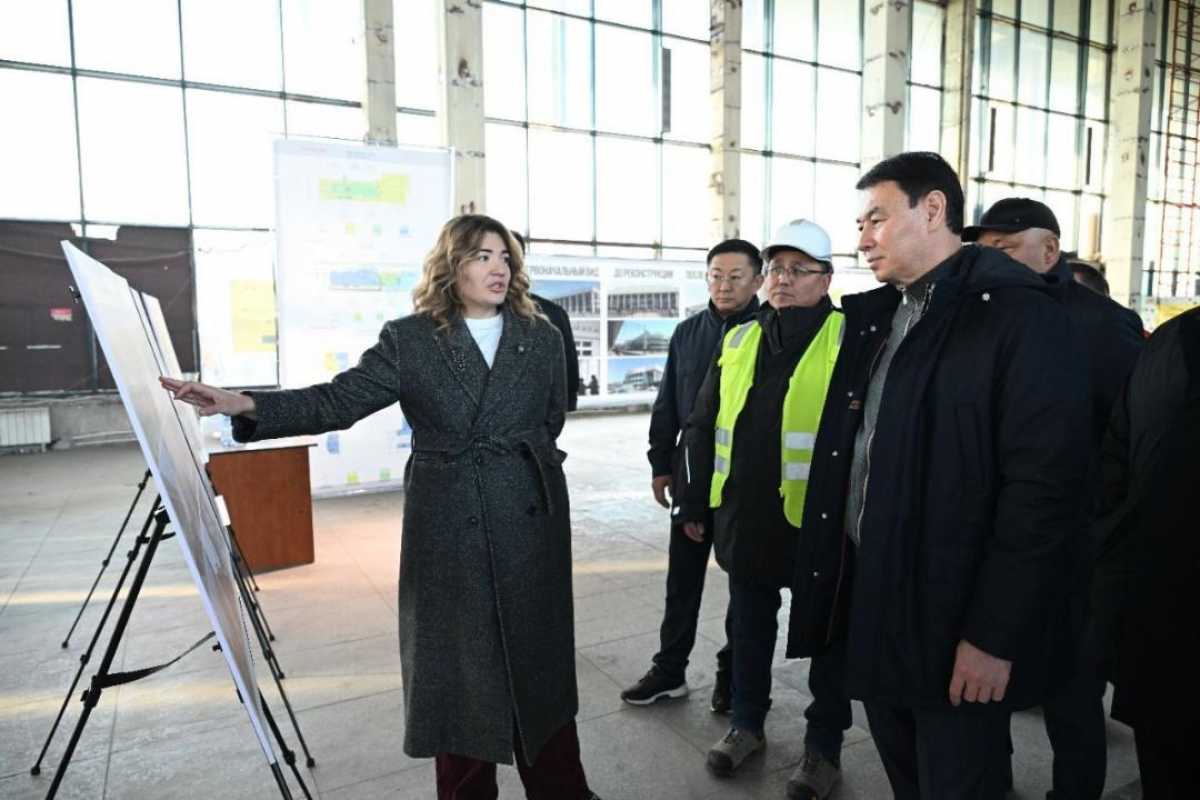 Дархан Сатыбалды проверил ход модернизации вокзала Алматы–1