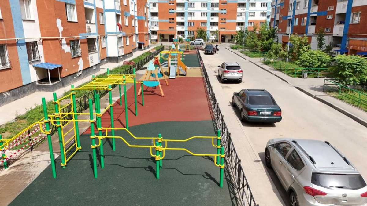 Благоустроиство Алатауского района Алматы: 31 общественное пространство и 16 дворов обновлены