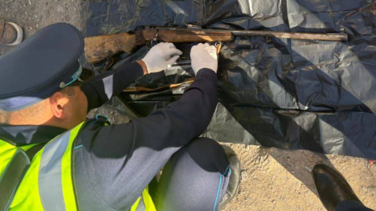 Незарегистрированное оружие изъяли у жителя Туркестанской области