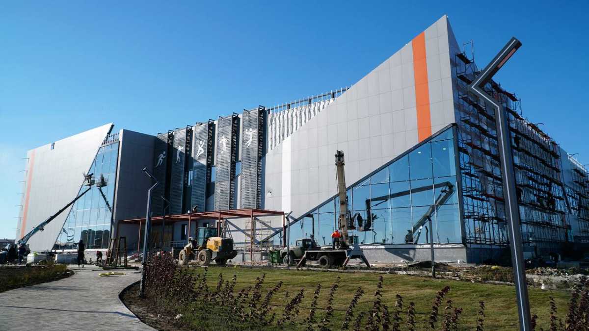 Возврат активов: в Кокшетау завершается строительство нового спорткомплекса