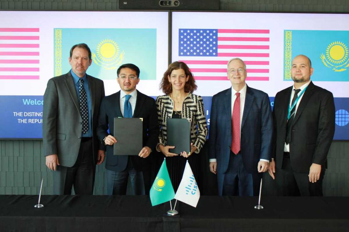 Казахстан и Cisco подписали меморандум о сотрудничестве в области ИИ и цифровой трансформации