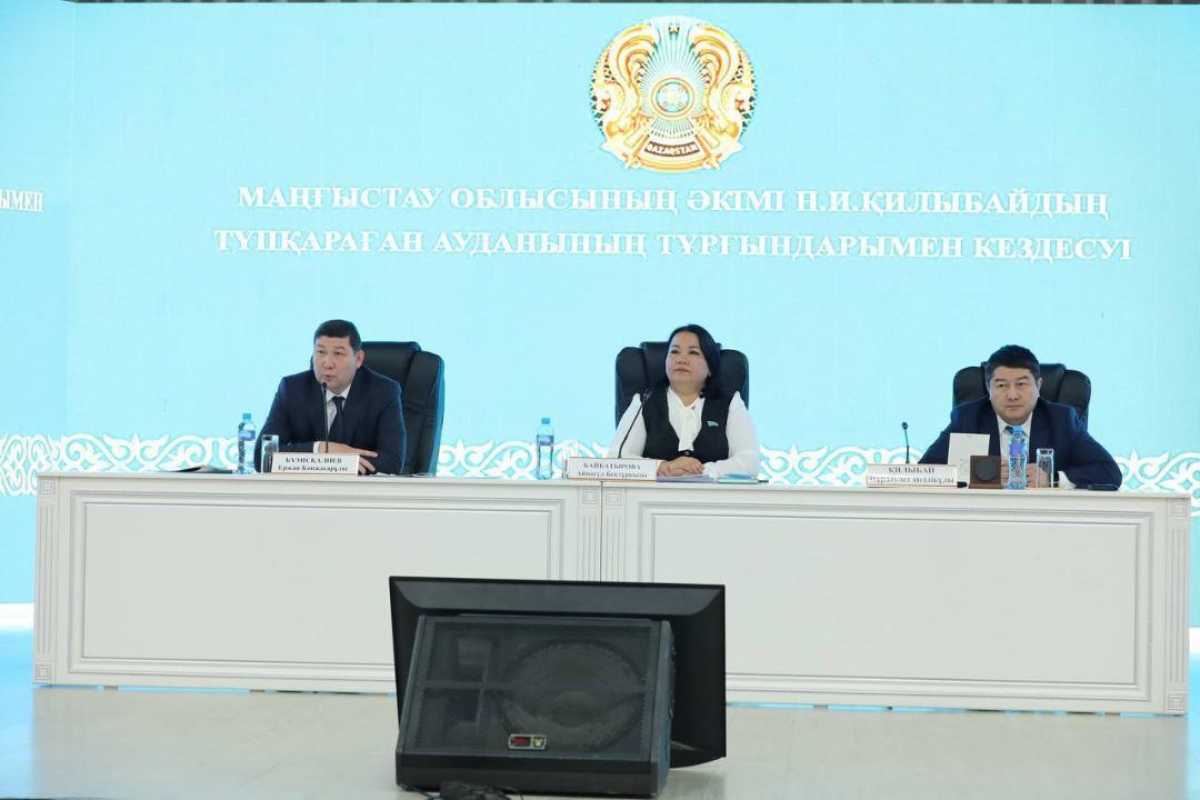 Аким Мангистау встретился с жителями Тупкараганского района: Достижения и планы развития