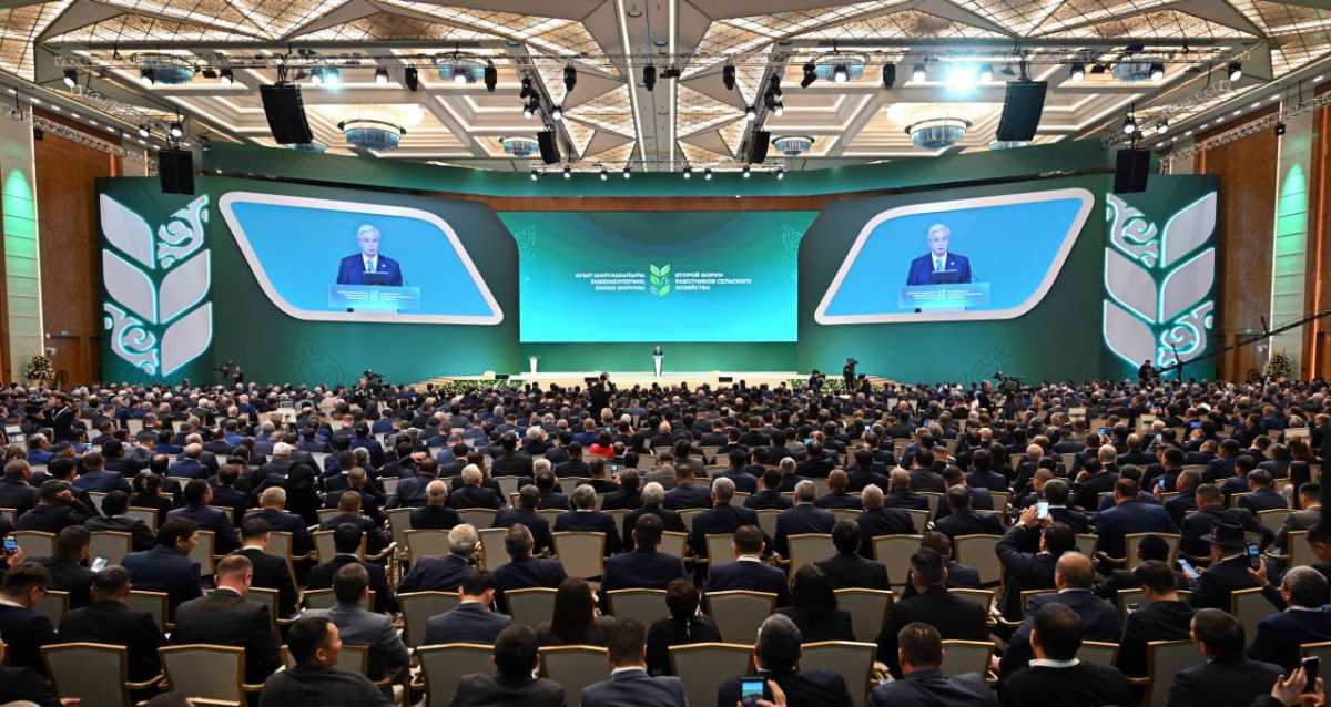 Токаев принимает участие во втором Форуме работников сельского хозяйства