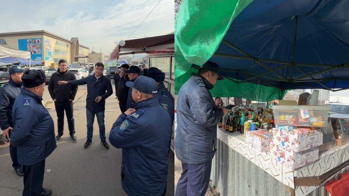В Алматы демонтировали незаконные торговые точки и привлекли к ответственности более 80 нарушителей
