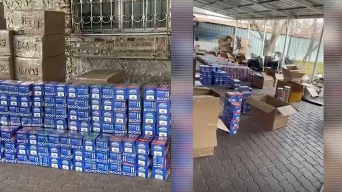 Крупную партию незаконной табачной продукции изъяли в Алматы