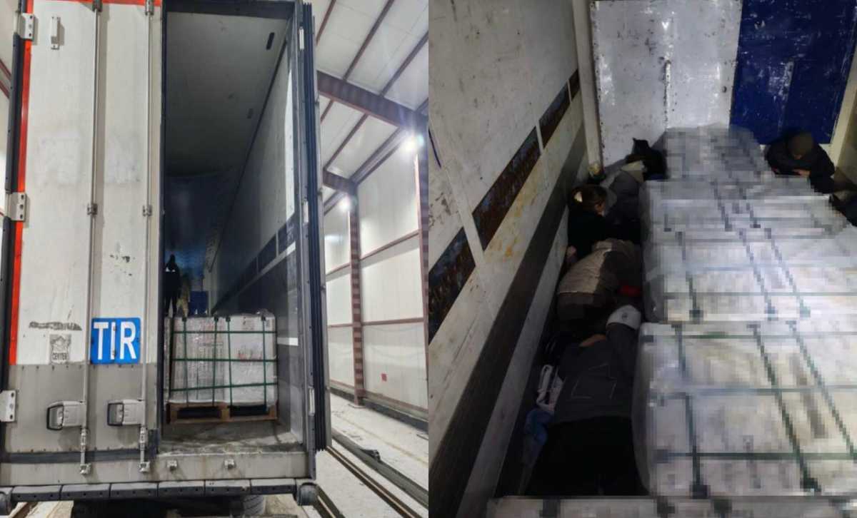 Нелегальные мигранты пытались въехать в Казахстан в фуре
