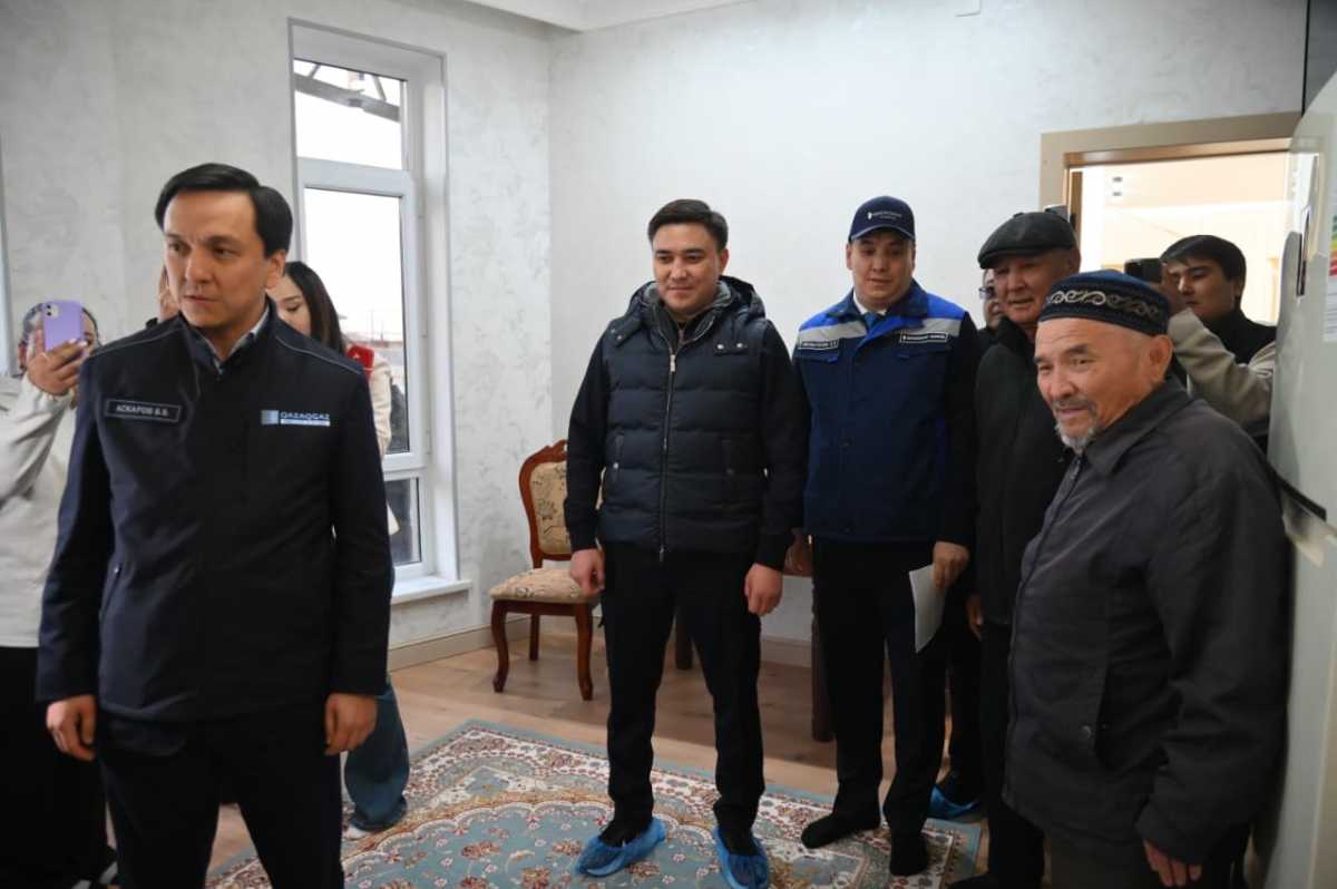 Микрорайон «Кызылжар-2» в Шымкенте полностью подключен к полноценной инженерной инфраструктуре