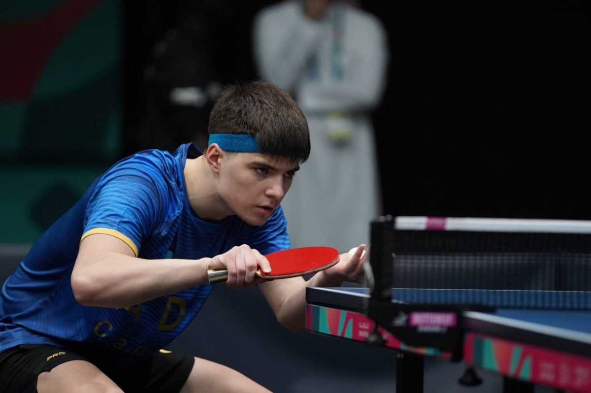 Казахстанец Алан Курмангалиев вышел в 1/4 финала молодёжного чемпионата мира по настольному теннису