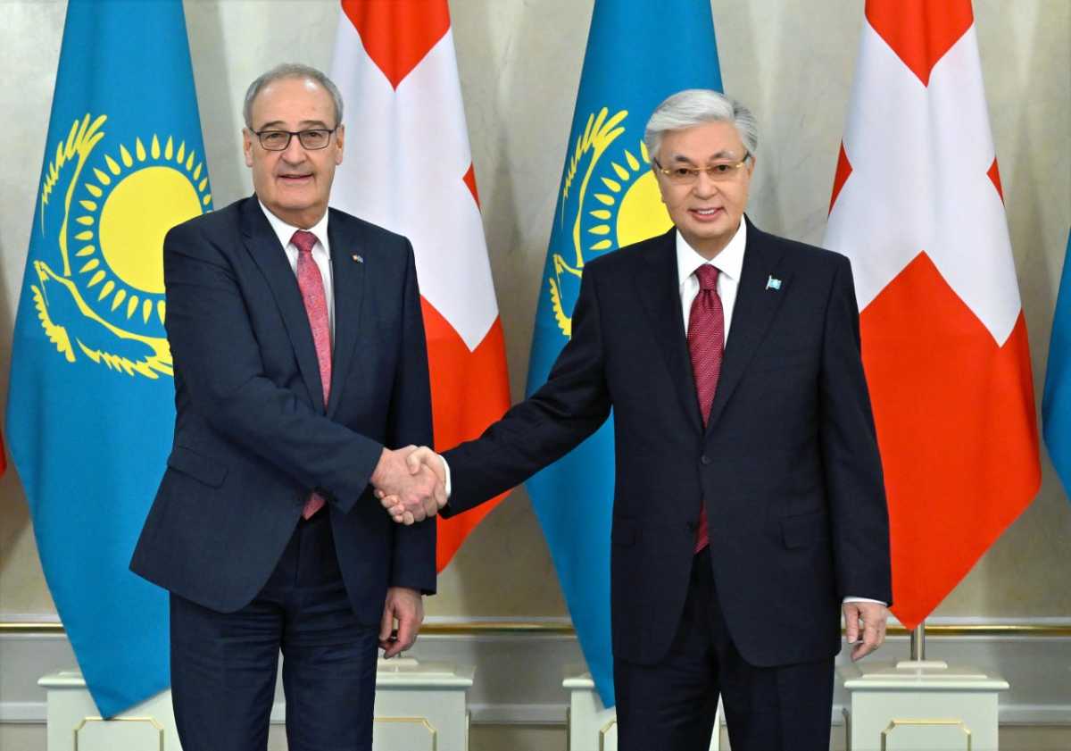 Токаев провёл переговоры с вице-президентом Швейцарии