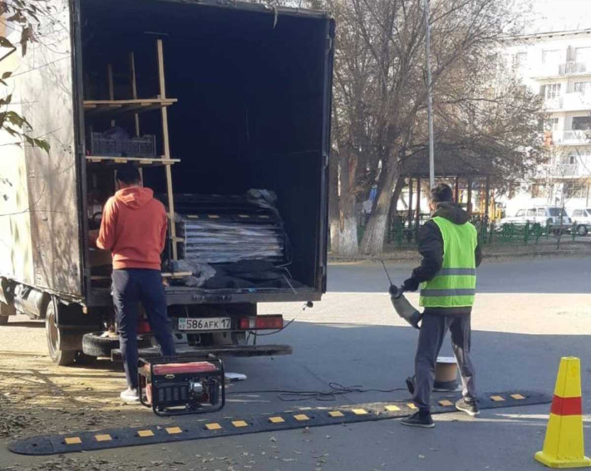 1600 новых дорожных знаков установили в Туркестане