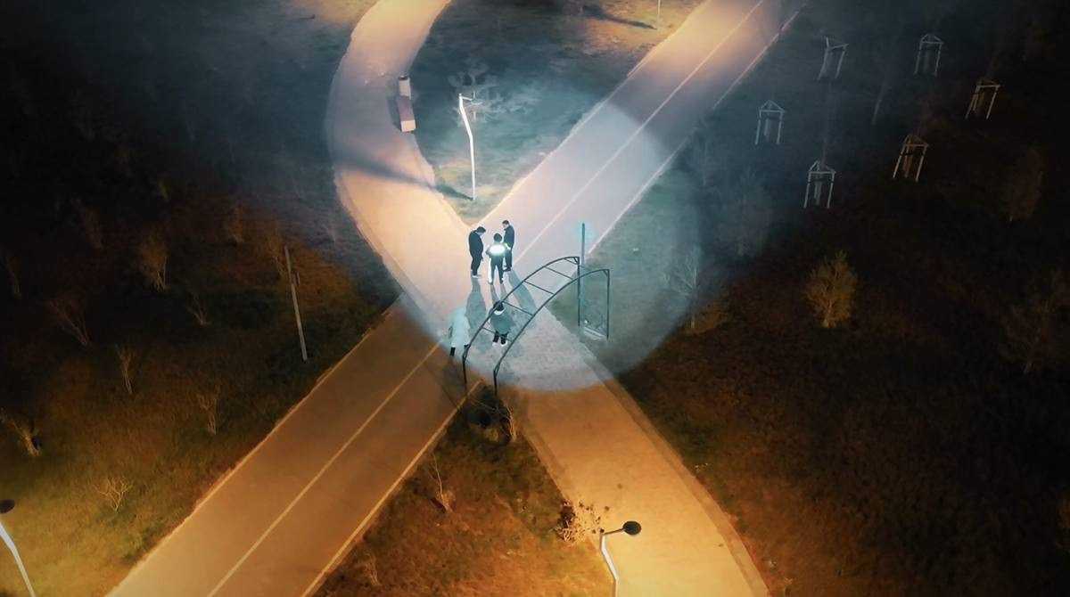 «Умные» дроны патрулируют ночной Шымкент