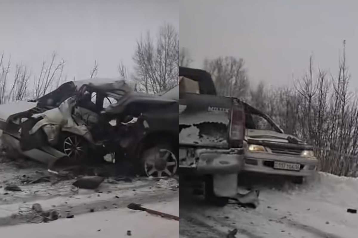 Три человека погибли в жутком ДТП на трассе в ВКО