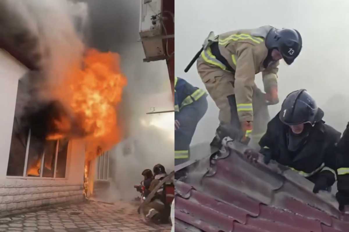 Три бутика сгорели в Актау