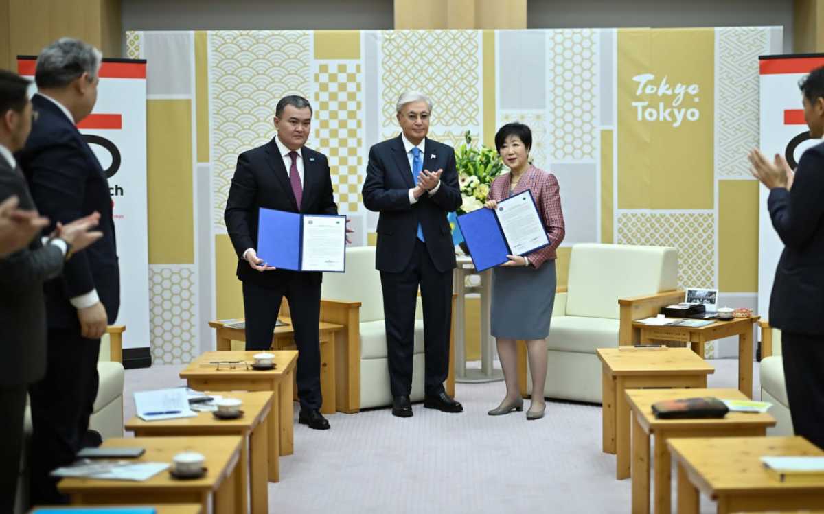 Аким Астаны и губернатор Токио подписали меморандум о взаимопонимании между столицами