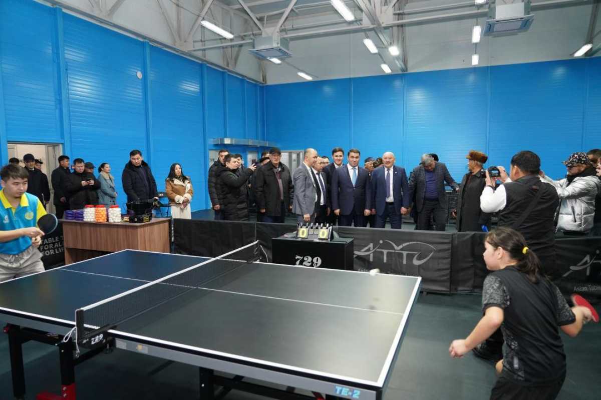 Массовый спорт в действии: в Туркестанской области заработал центр тенниса и единоборств по международным стандартам