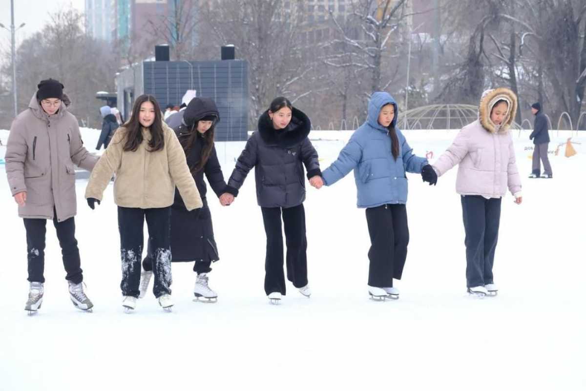 11 бесплатных ледовых катков работают в Алматы