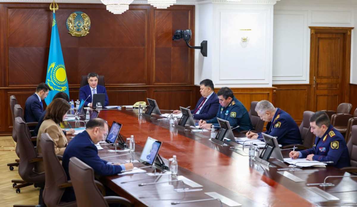Бектенов поручил усилить меры безопасности в праздничный период