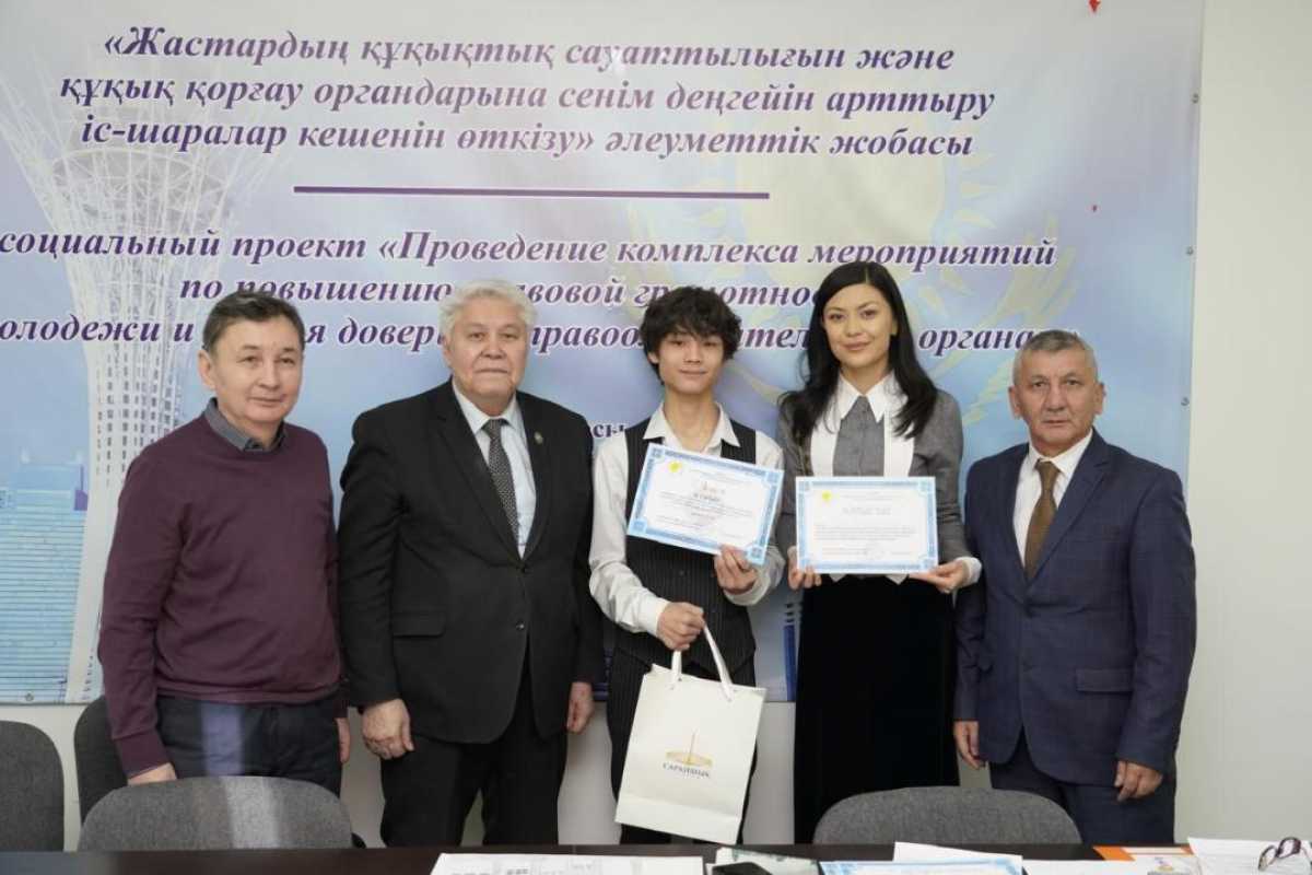 «Закон и порядок»: итоги конкурса на лучшую антикоррупционную карикатуру среди школьников подвели в Астане