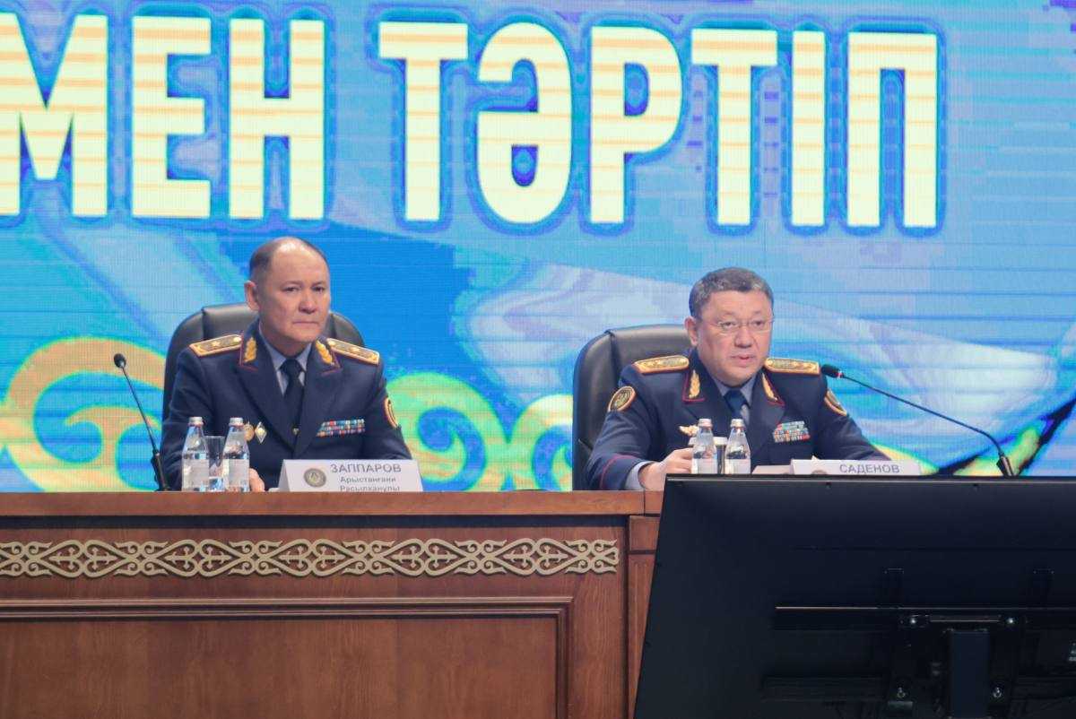 Глава МВД заявил о снижении преступности в Алматы