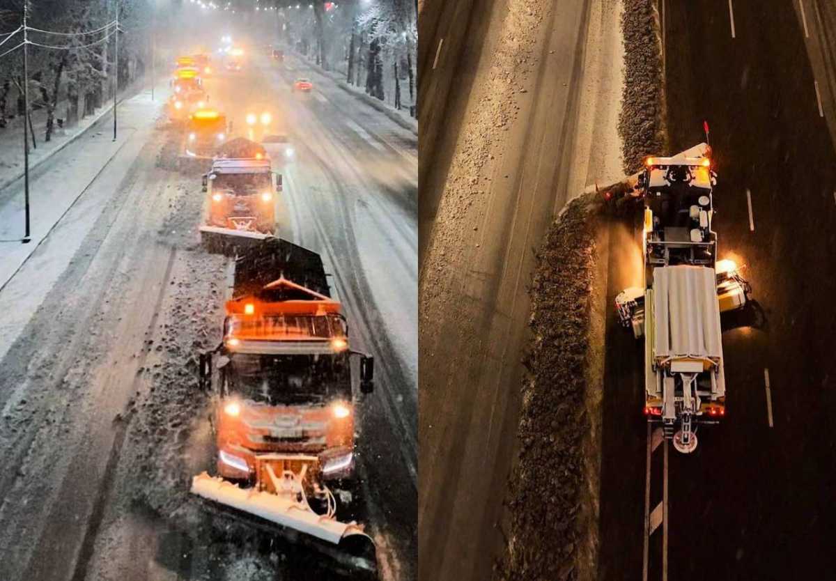 Алматы за ночь засыпало снегом: высота покрова достигла 35 см