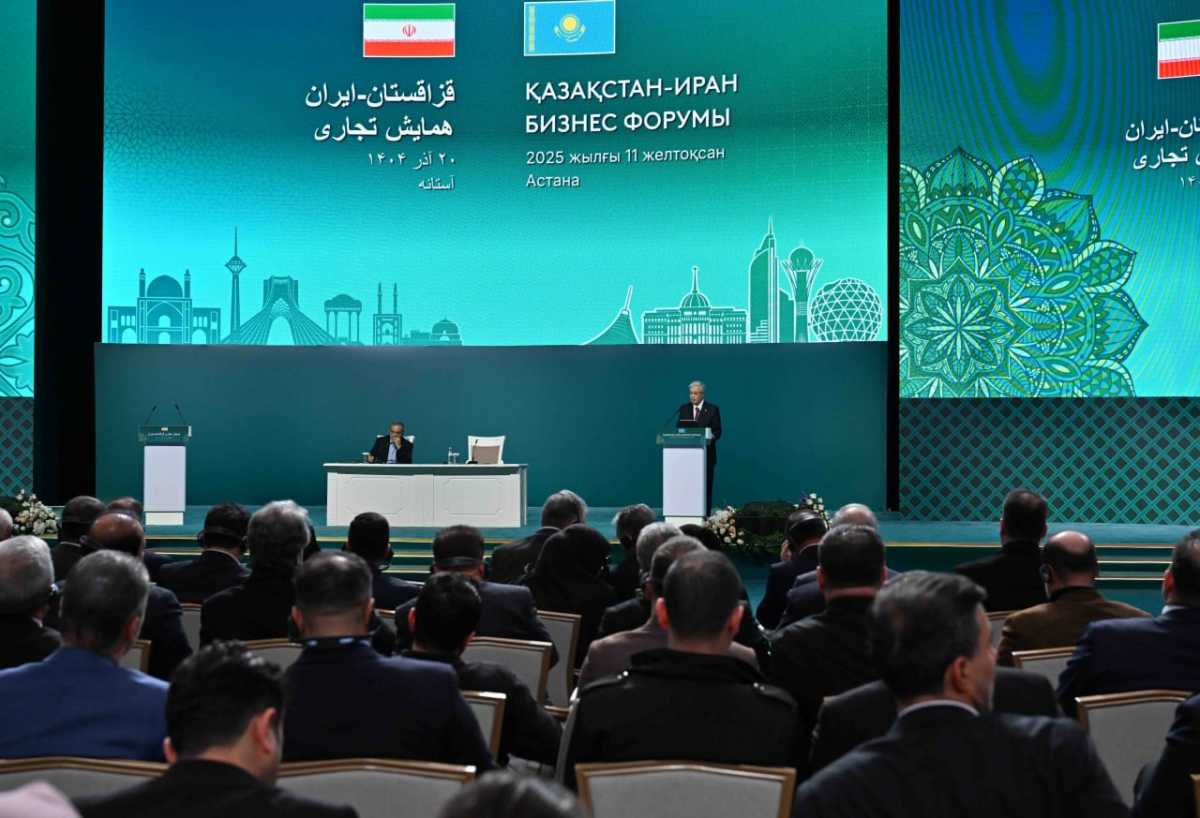 Токаев и Пезешкиан приняли участие в казахско-иранском бизнес-форуме