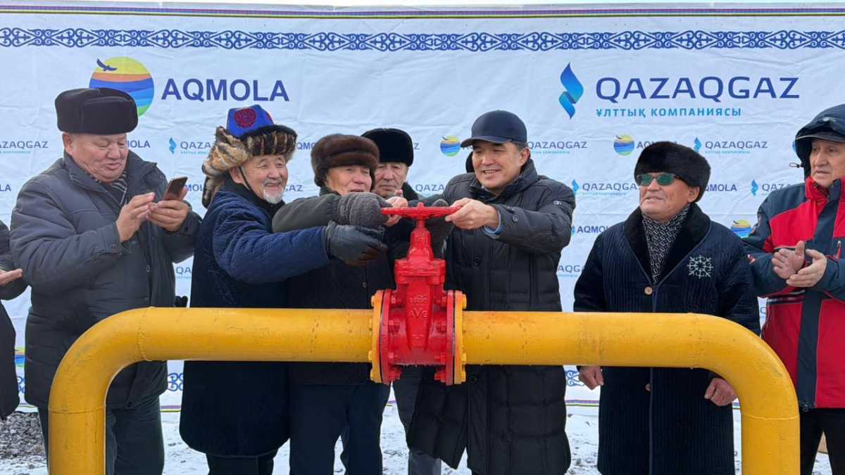 100 км газовых сетей: Караоткель Целиноградского района подключили к голубому топливу раньше срока