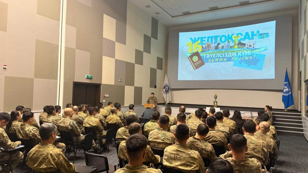 Военнослужащие Вооруженных сил отметили День Независимости