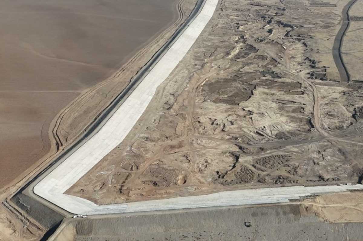 Строительство двух водохранилищ близится к завершению в Туркестанской области