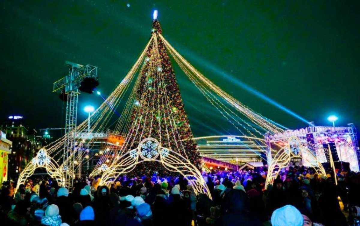 Концертная программа, аниматоры, зимние развлечения: зажжение новогодних ёлок состоится в Астане 19 декабря