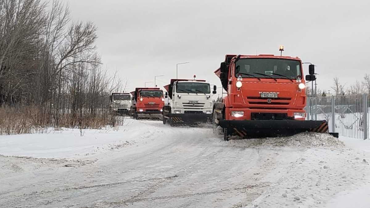 Более 1 млн кубометров снега вывезли из Астаны с начала зимнего периода