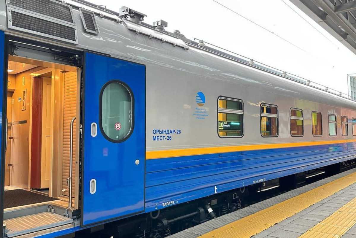 Обновлены вагоны пассажирского поезда Актобе – Мангистау