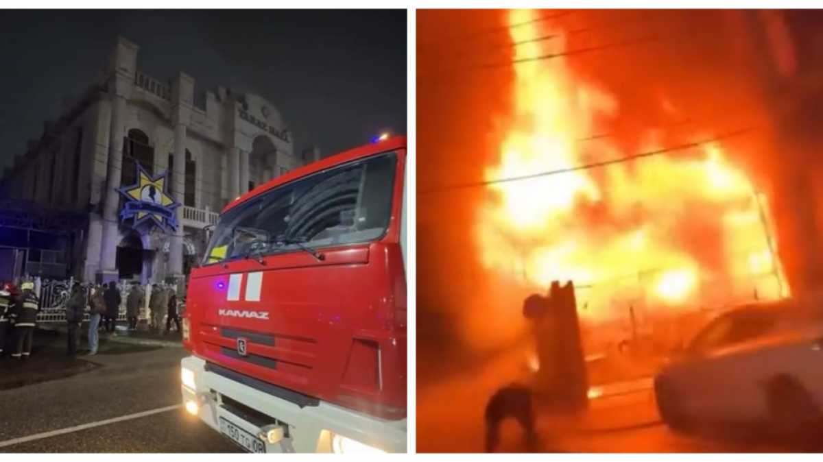 Второй за новогоднюю ночь крупный пожар произошел в Таразе