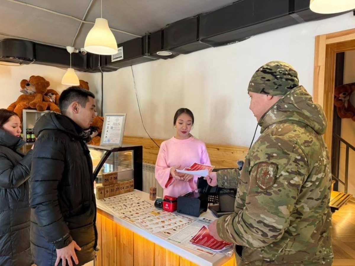 Более 80 заведений общепита проверили на соблюдение пожарной безопасности в Астане