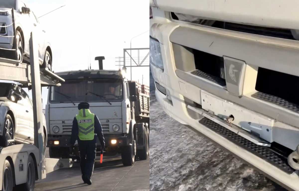 Номера вне закона: более 900 нарушений выявили на трассах Казахстана за три дня