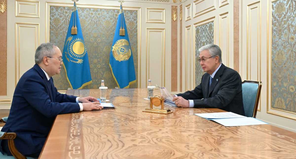 Глава АФМ отчитался перед Токаевым