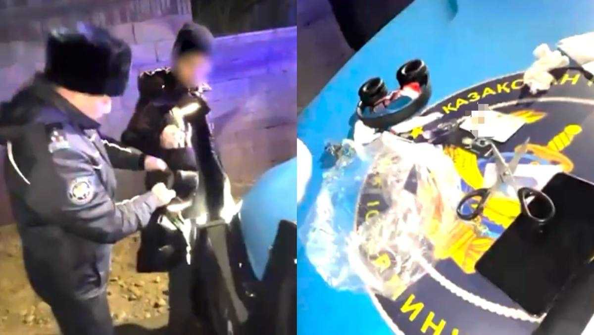 Закладчика «синтетики» задержали в Алматы