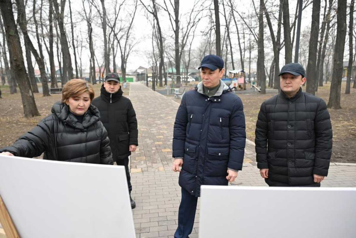 Дархан Сатыбалды в ходе рабочего объезда посетил объекты Жетысуского района