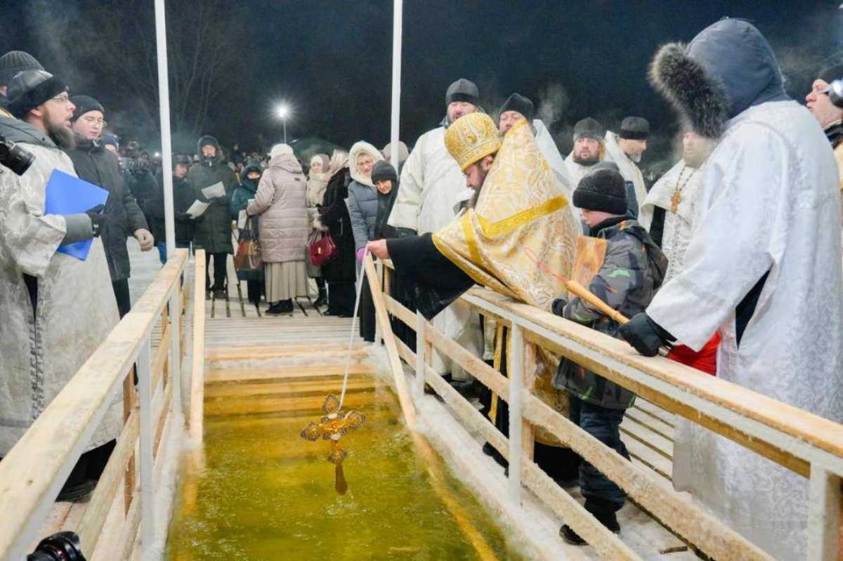 Как в Астане прошли крещенские купания
