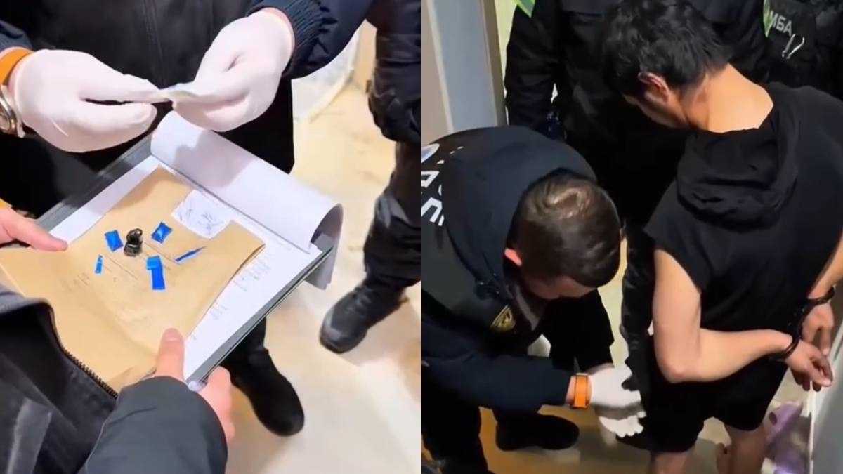 Мужчину с партией психотропных веществ задержали в Актобе