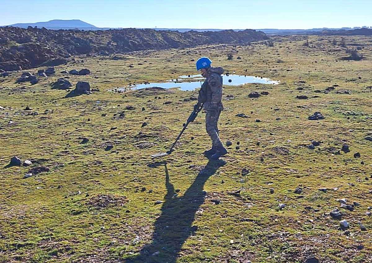 Миссия на Голанских высотах: казахстанские сапёры уничтожили более 1200 взрывоопасных предметов