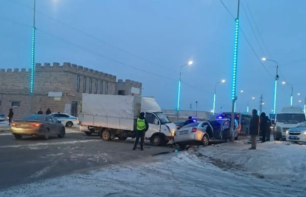 Массовое ДТП произошло в Мангистауской области