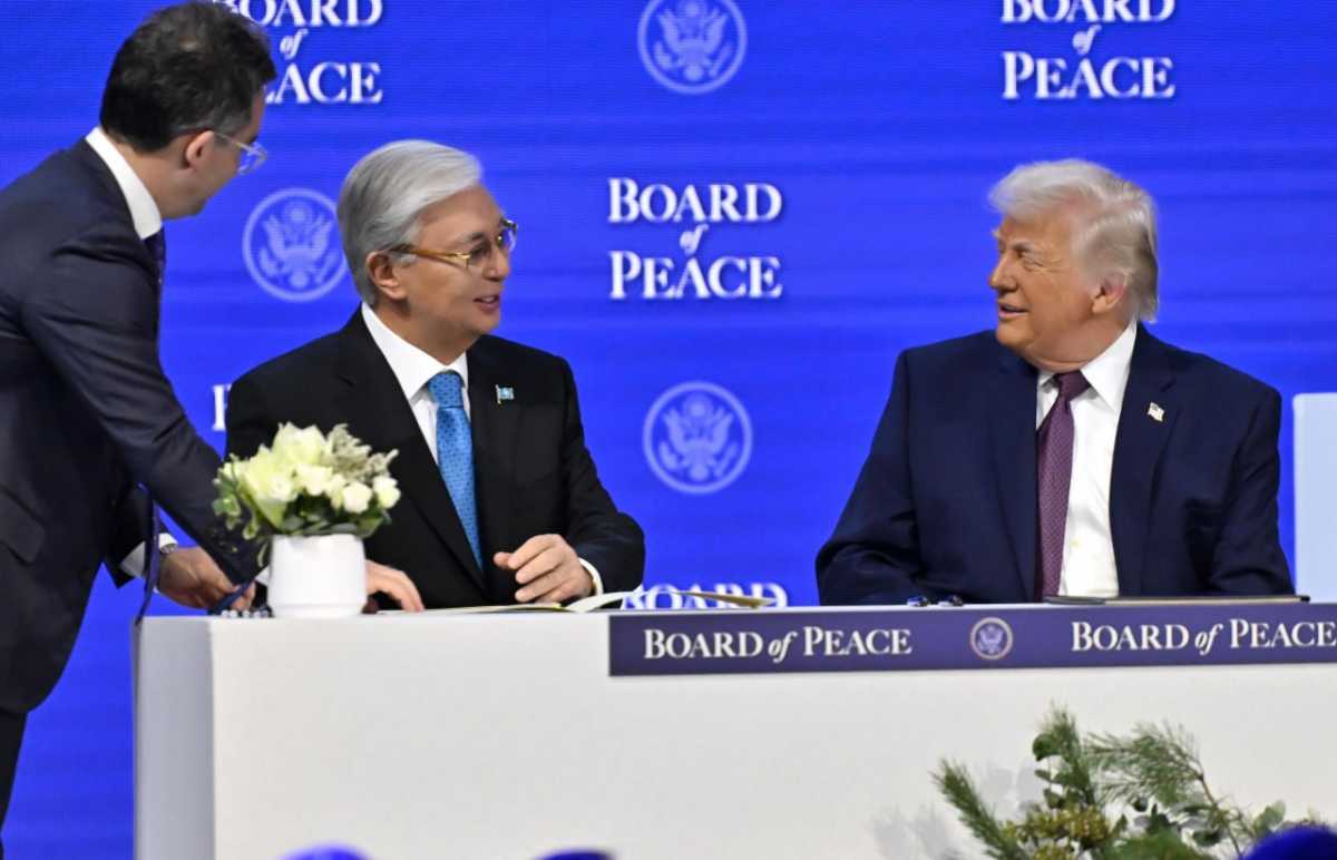 О чём говорили Токаев и Трамп на церемонии подписания устава Совета мира в Давосе