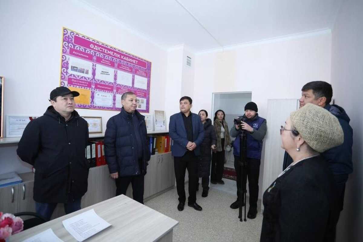 Нурдалет Килыбай ознакомился с работой ряда социальных и инфраструктурных объектов в селе Сайотес